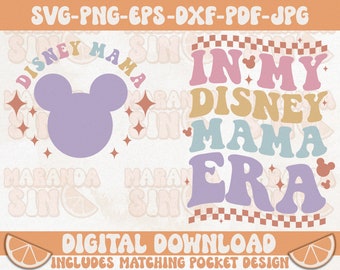 In My Mama Era SVG, Disney Mom Cut File (Digital Download)