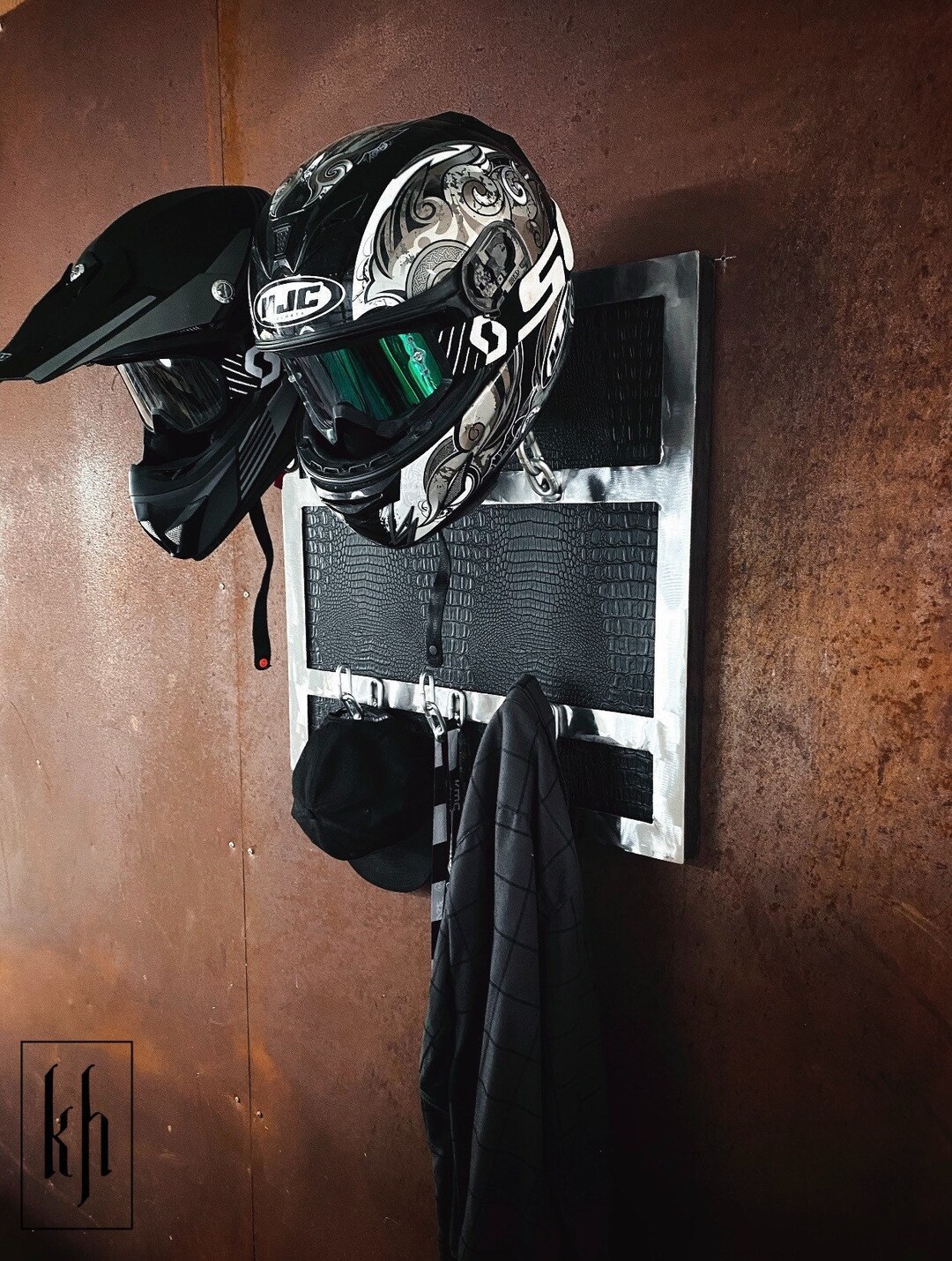 Bike Helmet Holder/ Helmet Wall Mount Custom Etsy