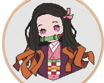 Demon Sister Cross Stitch Pattern