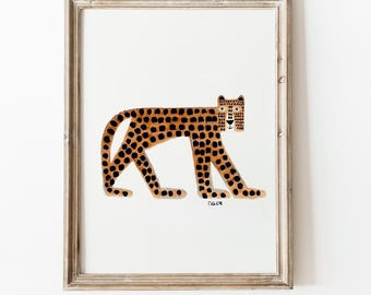 Cute Tiger Nursery Art Vintage Boys Girls Room Decor | Unique Artwork Moorfield Prints PRINTABLE Digital Download 091