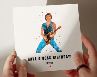 Music Artist Birthday Card, Personalised Card, Card for Son, Card for Daughter, Card for Granddaughter, Nephew, Niece, Card for Sister #540