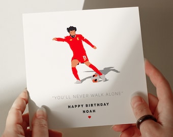 Salah verjaardagskaart, gepersonaliseerde kaart, kaart voor zoon, kaart voor kleinzoon, kaart voor echtgenoot, kaart voor dochter #11