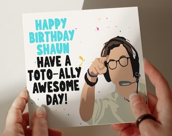 Toto Wolff Birthday Card, Personalised Card, Card for Son, Card for Grandson, Card for Husband, Card for Daughter #268