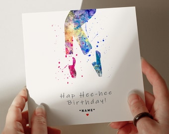 MJ Birthday Card, Personalised Card, Greetings Card, Card for Son, Card for Grandson, Card for Husband, Card for Daughter #35