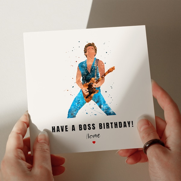 Musik Künstler Geburtstagskarte, personalisierte Karte, Karte für Sohn, Karte für Tochter, Karte für Enkelin, Neffe, Nichte, Karte für Schwester #540