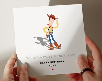 Woody Birthday Card, Personalised Card, Card for Daughter, Card for Granddaughter, Card for Wife, Card for Sister #7