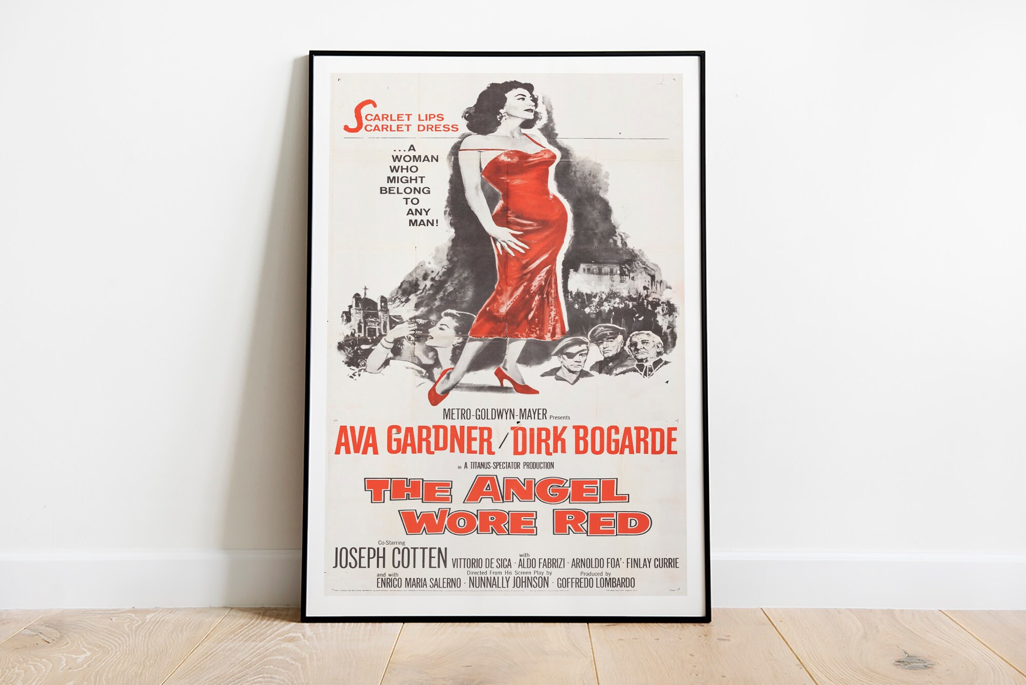 The Angel Wore Red Classic Movie Poster Classic Vintage Etsy