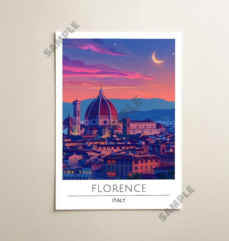 Florence Travel Poster