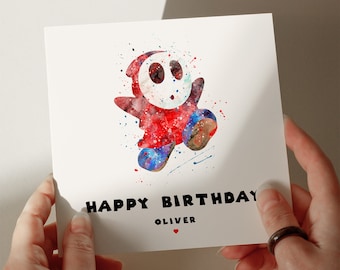 Gaming Birthday Card, 350gsm, Personalised Card, Greetings Card, Card for Son, Card for Grandson, Card for Husband, Card for Daughter #58