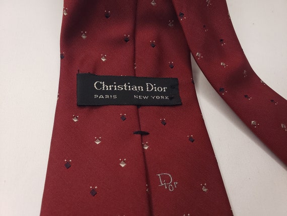 Vintage Christian Dior Tie - Silk Necktie - image 5