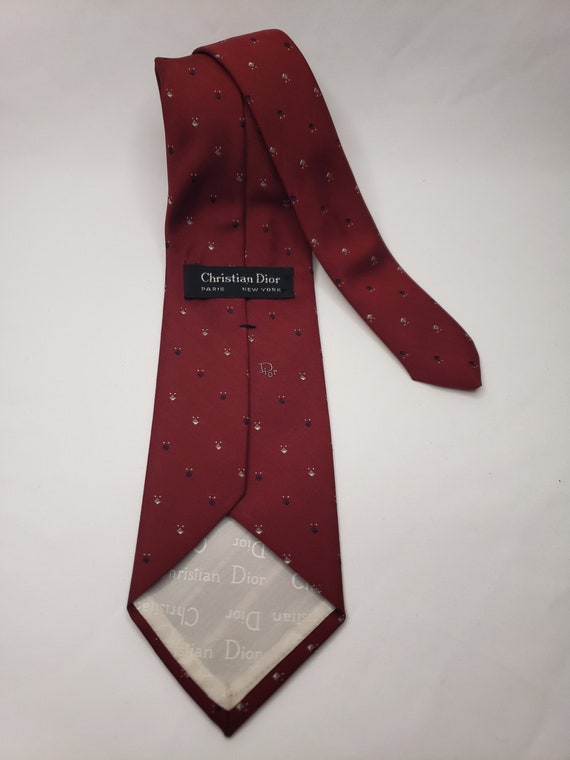 Vintage Christian Dior Tie - Silk Necktie - image 3