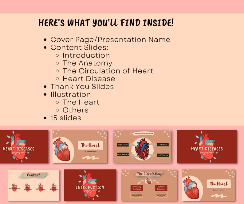 Slide Deck Templates inar Templates Slide Presentation Etsy UK