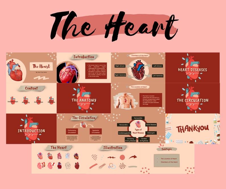 Slide Deck Templates inar Templates Slide Presentation Etsy UK