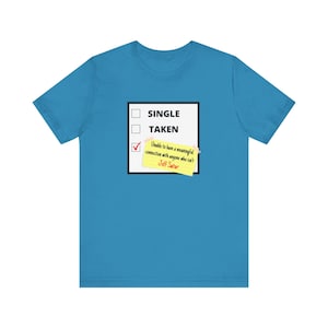 Single Taken Jeff Satur / Unisex Jersey Short Sleeve Tee