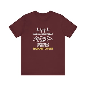 Raikantopeni Heartbeat Unisex Jersey Short Sleeve Tee