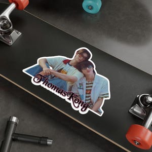 ThomasKong Vinyl Sticker - Thai BL - Thomas Teetut / Kong Kongpob Kiss-Cut Decal / Waterproof BL Fan Gift for Laptop, Bottle & More