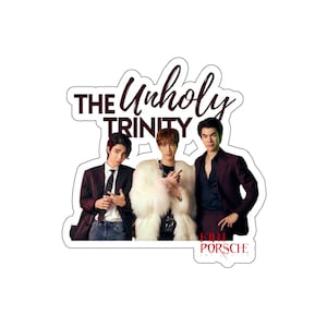 The Unholy Trinity KinnPorsche Die-Cut Stickers