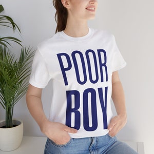 POOR BOY Only Friends Thai BL Drama Fan T-Shirt | Blue Font | Classic Unisex Fit