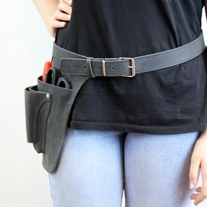 Leather Florist Tool Belt / Gardening Belt / Personalized Gift for Florist, Gardener
