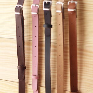 Leather Adjustable Crossbody Strap / Replacement Strap For Bags
