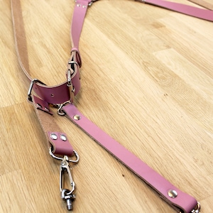 Leather Dual DSLR Camera Harness Strap / Wedding Photographer Gift image 7