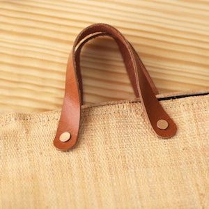 Leather Handles For Basket / Crochet Bag / Knitting Bag