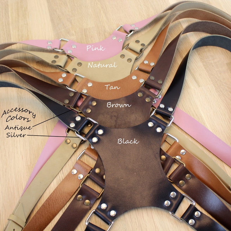 Leather Dual DSLR Camera Harness Strap / Wedding Photographer Gift image 8