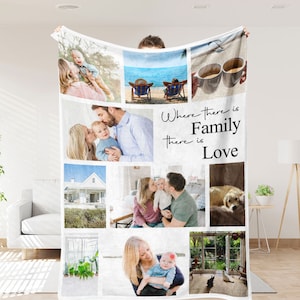 Custom portrait blanket new arrivals