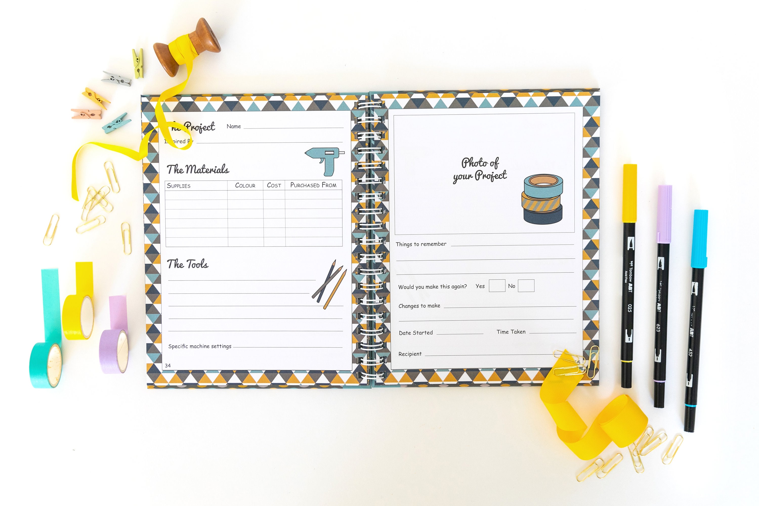 Creative Craft Project Planner – Craft Journal Notebook - Etsy