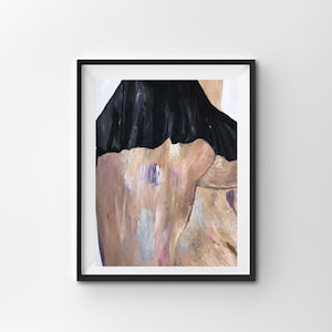 Cheeky Bum Bottom Female Print, Side Upskirt Acrylic Print