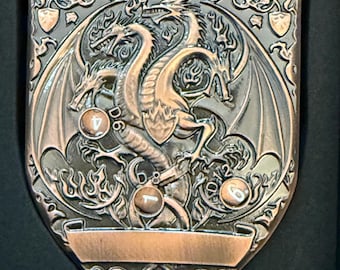 DND Dragon Shield Dice Metal push button roulette (release to stop) spinner.