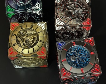 DND Dice Metal Fidget Spinner 7 in 1 dice cube.