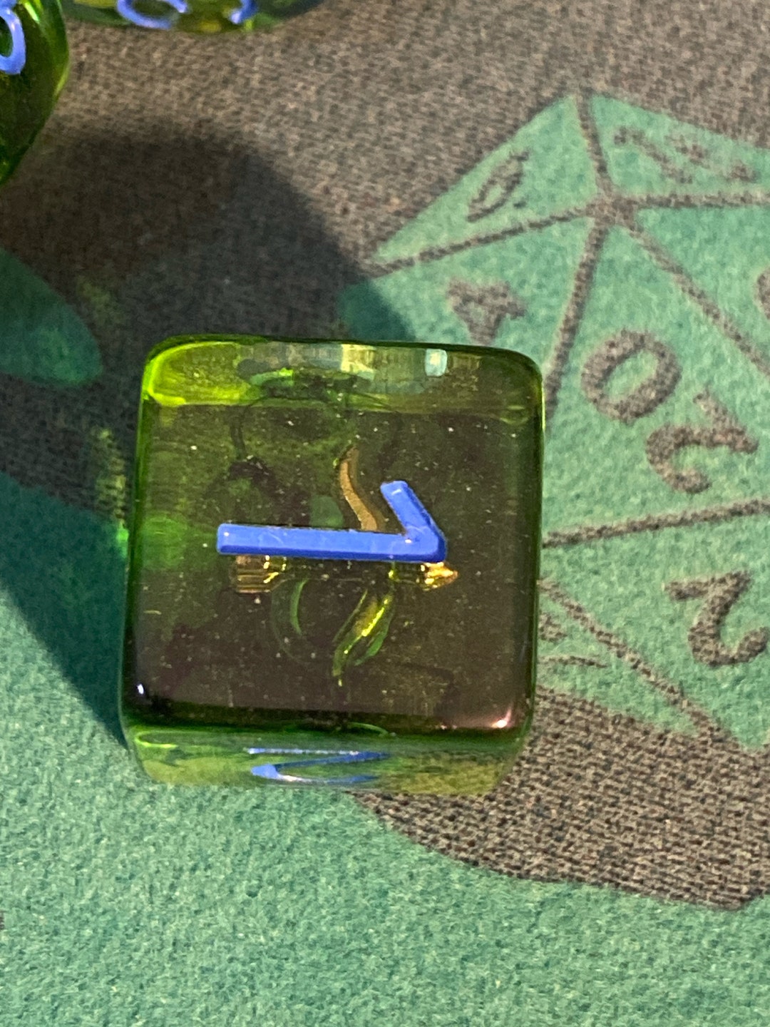 DND Dice Set, Green & Blue, Ranger Archer RPG Dice - Etsy