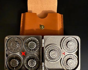 DND Dice Metal Flip Pocket Fidget 7 spinner in 1 set w/case