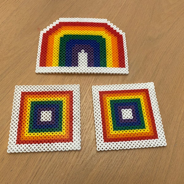 Perler Coasters Etsy