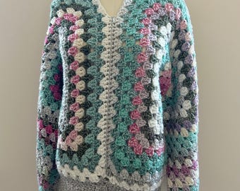 Secret Garden Hexi Sweater + Woman's Large = Cozy Fashion