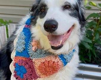 Blooming Patchwork Bandana + Medium & Large Collar
