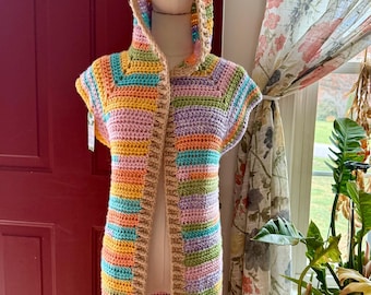 Easter Sweater Vest + Woman's Medium = Cozy Fashion