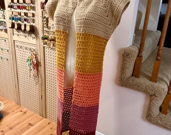 Color Block Coverup + Woman's Medium = Cozy Fashion