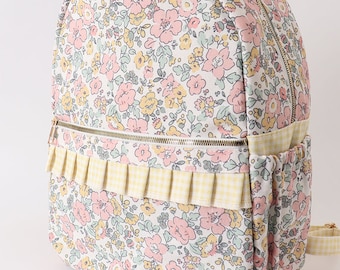 Floral Ruffle Backpack Sets