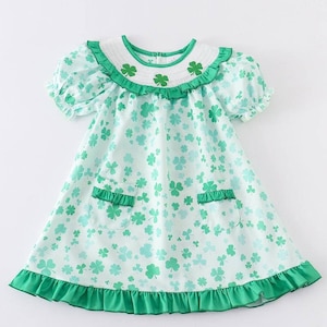Smocked St. Patrick&#39;s Day Dress