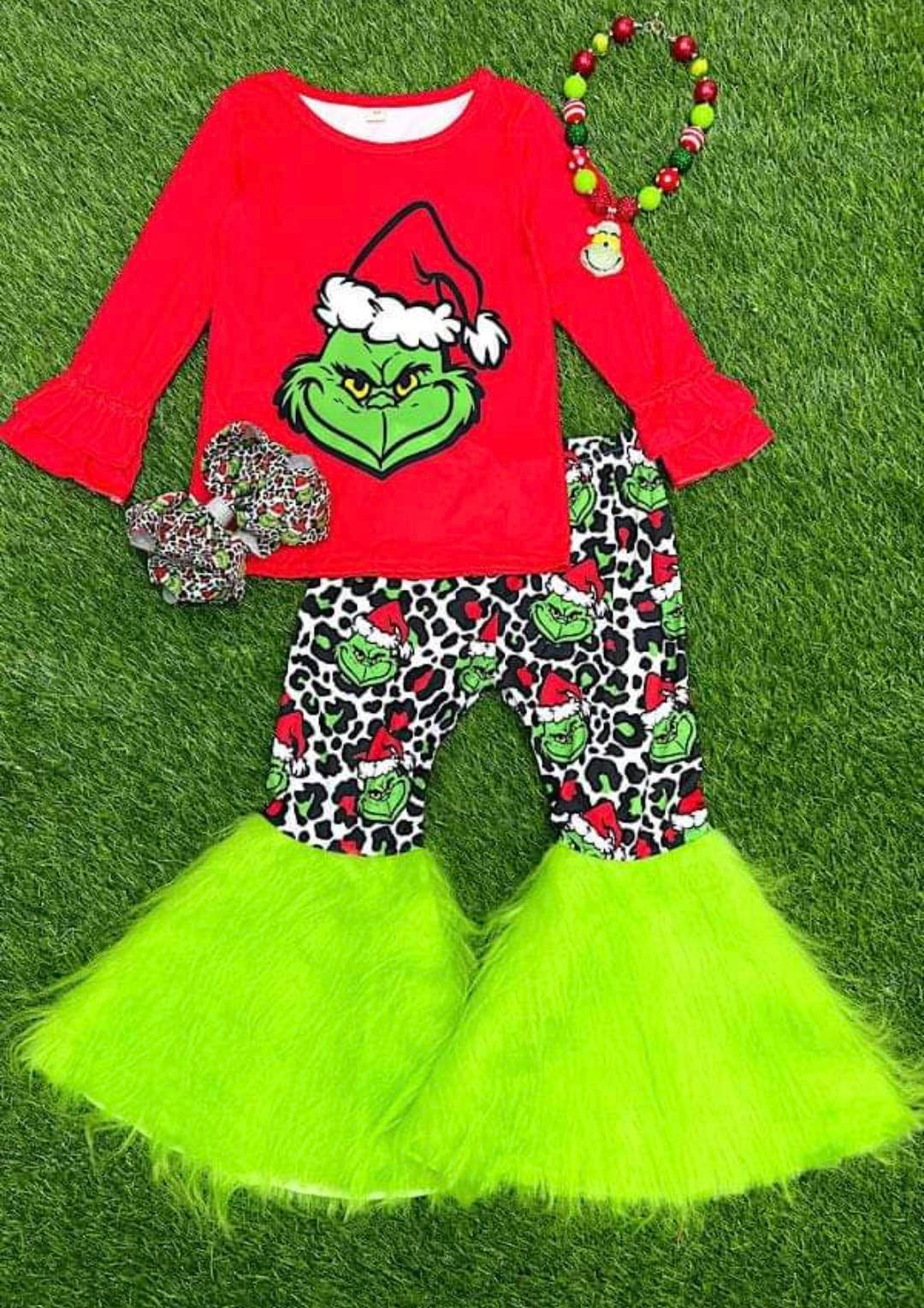 Christmas Bell Leggings For Girls With Icing Ruffle Christmas Pants And  Grinch Print Perfect For Toddlers And Kids Holiday Clothes 211018 From  Cong05, $9.06