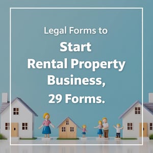 Rental Property Management Essentials: 29 Editable Landlord Forms