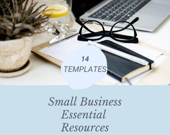 Small Business Essential Templates and Examples Bundle | Business Plans, Checklists, Cash Flow Statements & Entrepreneurs and Freelancers