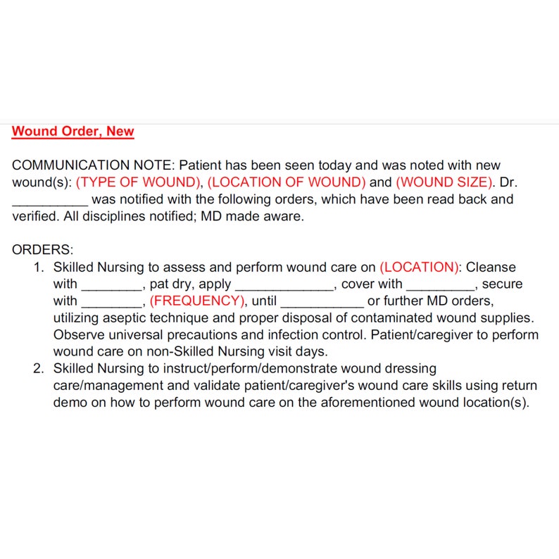 Collection of all included nursing templates in the bundle, displayed in an organized layout.