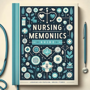 Nursing Study Mnemonics: Acronyms and Memory Techniques Study Guides for Exam and Practice, 38 pgs