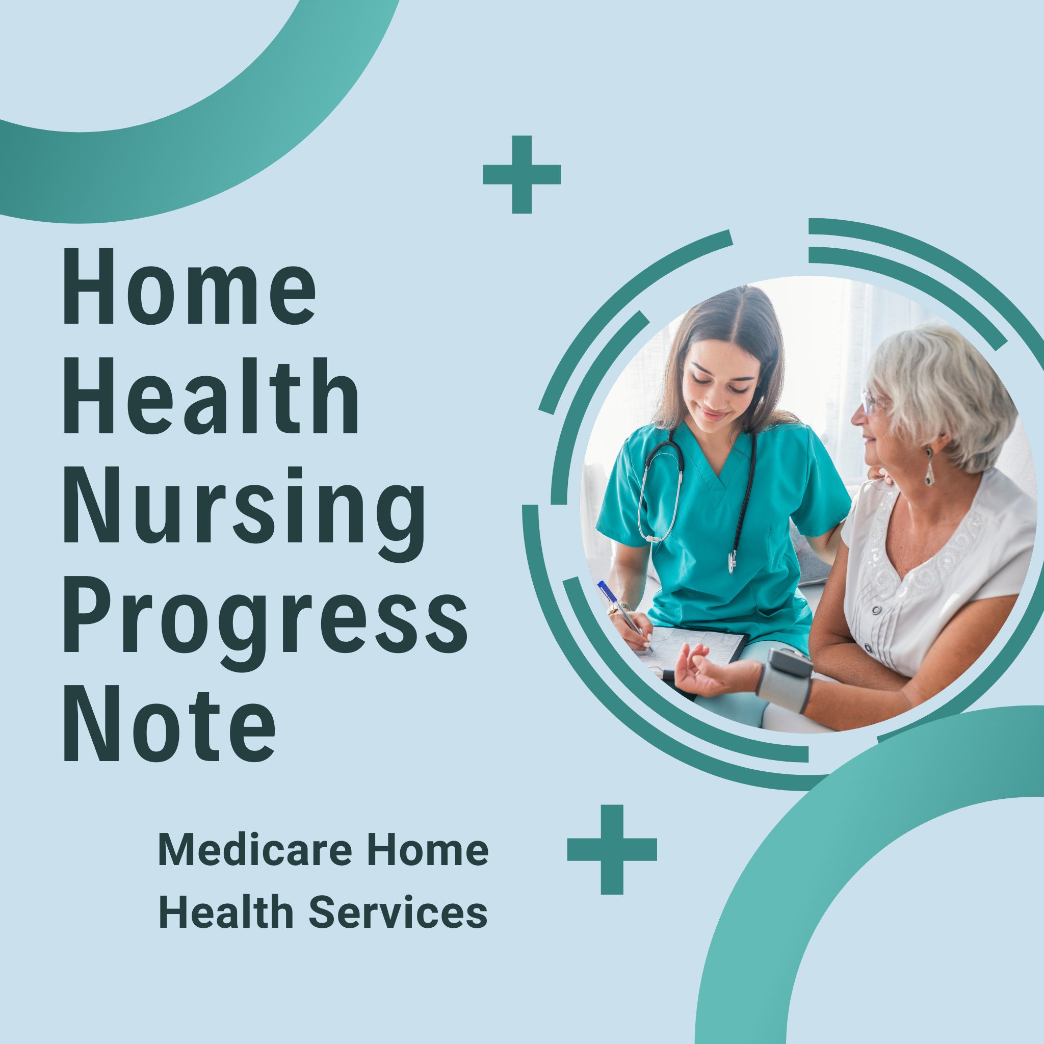 Home Health Nursing Progress Note Template – OASIS Nurse - Etsy