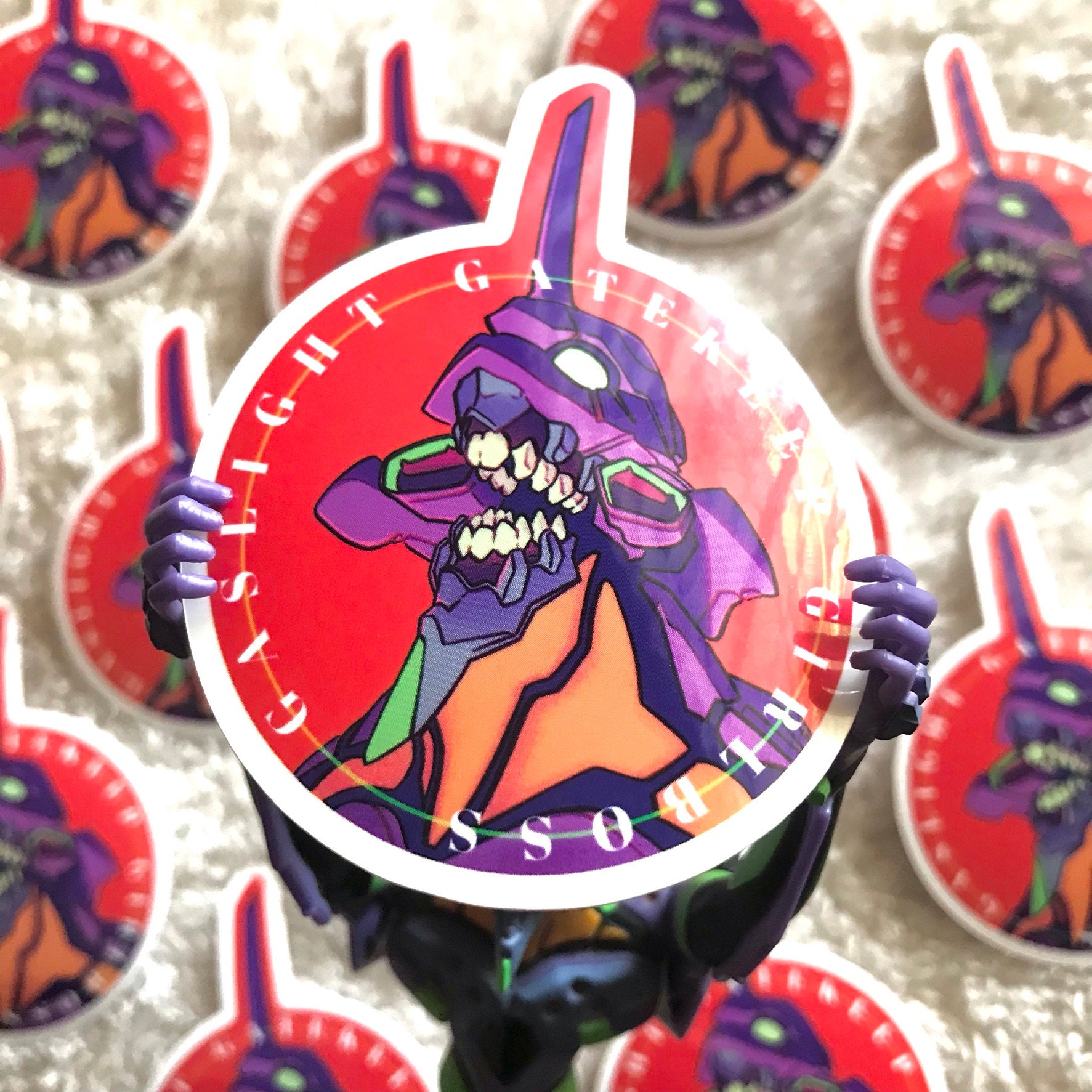 Girlboss EVA 01 Sticker | Neon Genesis Evangelion 3.5 Inch