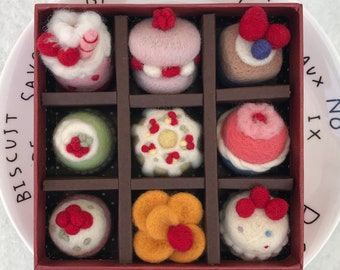 Fancy Sweets | Needle Felting Kits | Beginner Friendly | English instructions | DIY Crafts Gift | Japanese Candy | Japanese Style