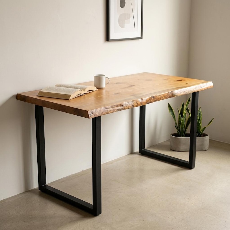 Live Edge Desk - Etsy